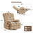 Breasha 39.7" Wide Manual Upholstered Swivel Rocker Recliner-71494672
