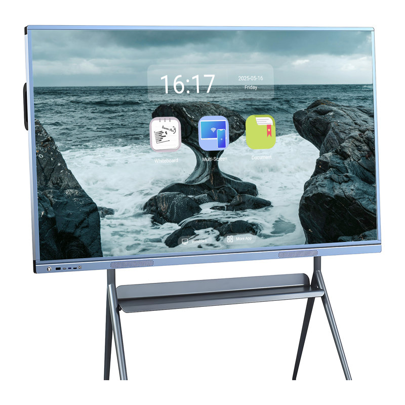 Tableau interactif interactif de 49 pouces, maximisez votre engagement! Tableau blanc interactif tout-en-un à écran tactile avec double système et partage de nuage - Tableau blanc numérique pour l'éducation et le bureau