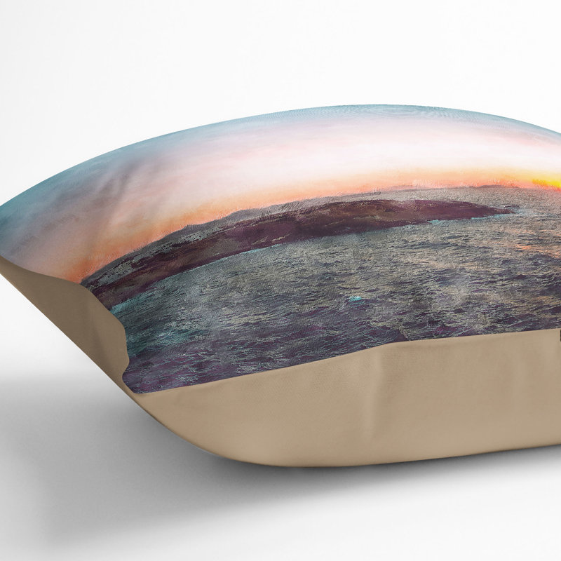 Square Throw Cushion, Stone, 55cm H x 55cm W x 20cm D