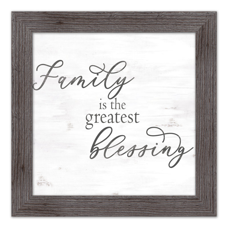 " Family Blessing ", 16" H x 16" W x 0.75" D