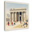 Tableau sur toile « Temple de Wady Dabod » - Affiche vintage - Décoration intérieure-1454551096