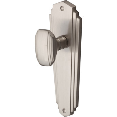 Heritage Brass Heritage Mortice Knob on Latch Plate Charlston Design