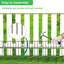 Clôture de jardin décorative en métal H 1 pi x l 2 pi