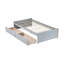 Lit simple, 2 tiroirs, bois d'hévéa massif gris, fonctionnement silencieux des tiroirs, conception de lit peu encombrante gris bois, style contemporain, tiroirs coulissants lisses-1420618653
