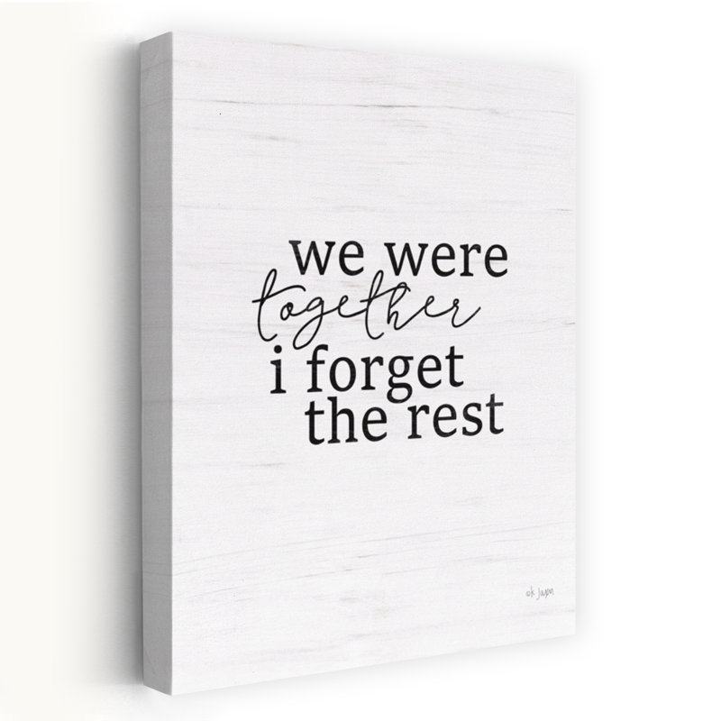 «We Were Together», art contemporain abstrait, H 24 po x l 16 po