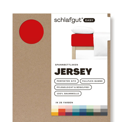 100% Cotton Jersey Knit Fitted Sheet