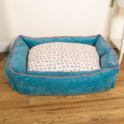 Heller Animal Print Polyester Pet Bed