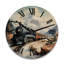 Horloge murale en bois massif Keum-493087483