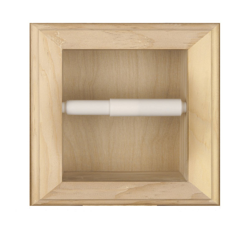 Porte-papier hygiénique encastré Tracy, Sans finition