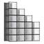 Bleecker 10 Pair Stackable Shoe Storage Cabinet-123343951