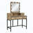 39.37" Vanity Desk With 3-Color Lighted Mirror - Makeup Table With 4 Drawers-120732920