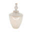Vase décoratif en grès avec motif texturé et couvercle amovible - pièce décorative moderne-247088648-247088651