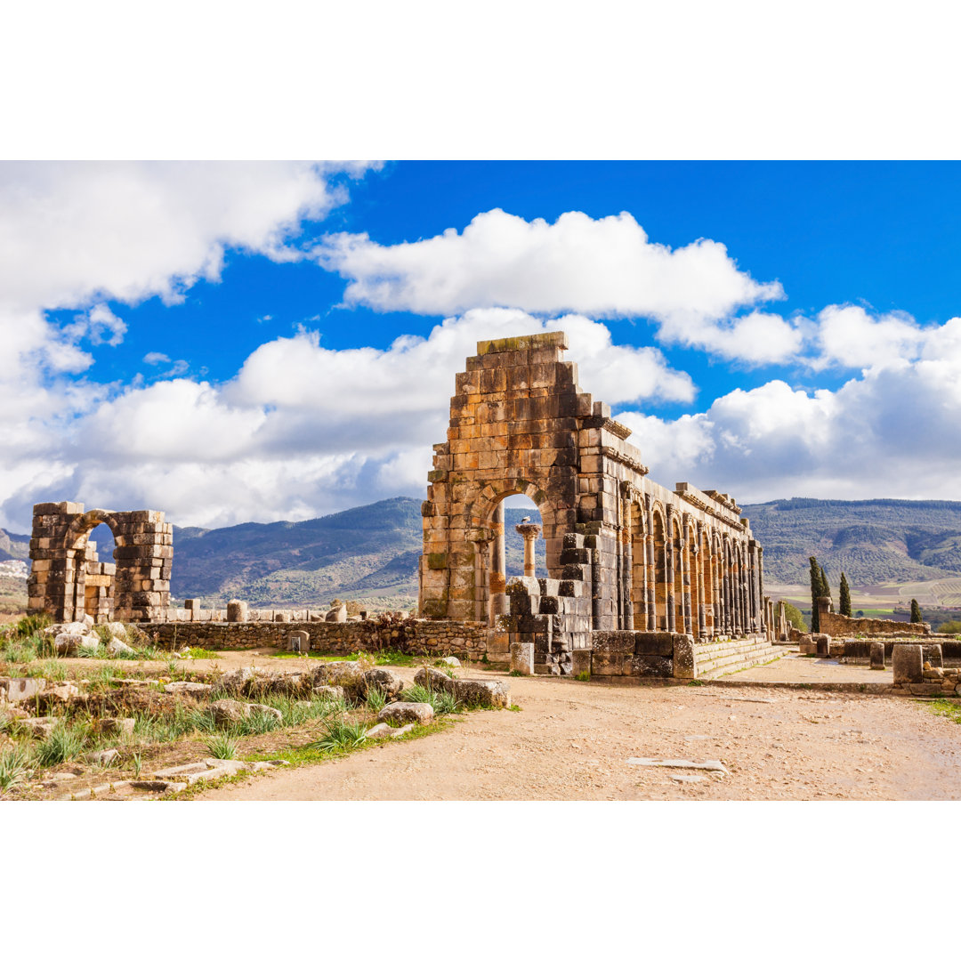 Volubilis in Marokko - Leinwandbild