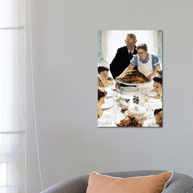 Freedom From Want by Norman Rockwell - Gallery-Wrapped Canvas Giclée on Canvas, Does Not Apply, 152.4 cm H x 101.6 cm W