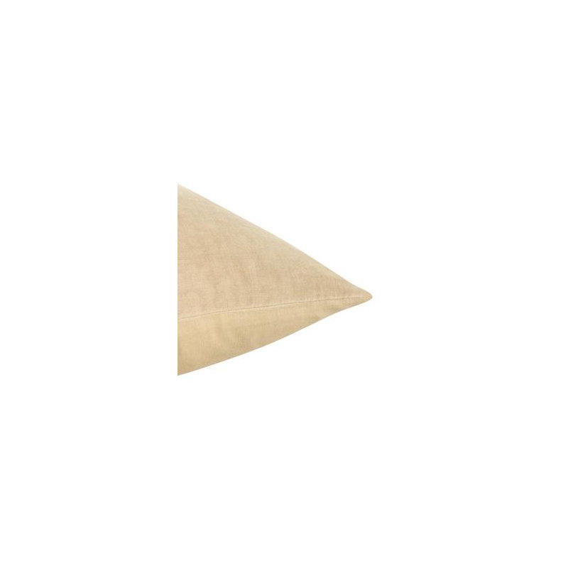 Paloma Hemp Fabric Ochre Amber Standard Sham, King, Yellow