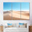 Ciel bleu sur les dunes du désert - ensemble de décorations murales désert-131685685-131685688