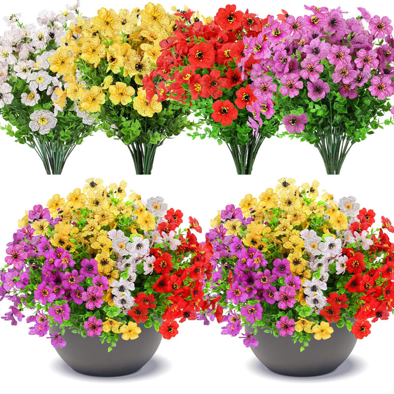 Fleurs artificielles pour l'extérieur, Multi-couleur