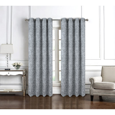 Cambridge Stone Texture Room Darkening Window Curtain