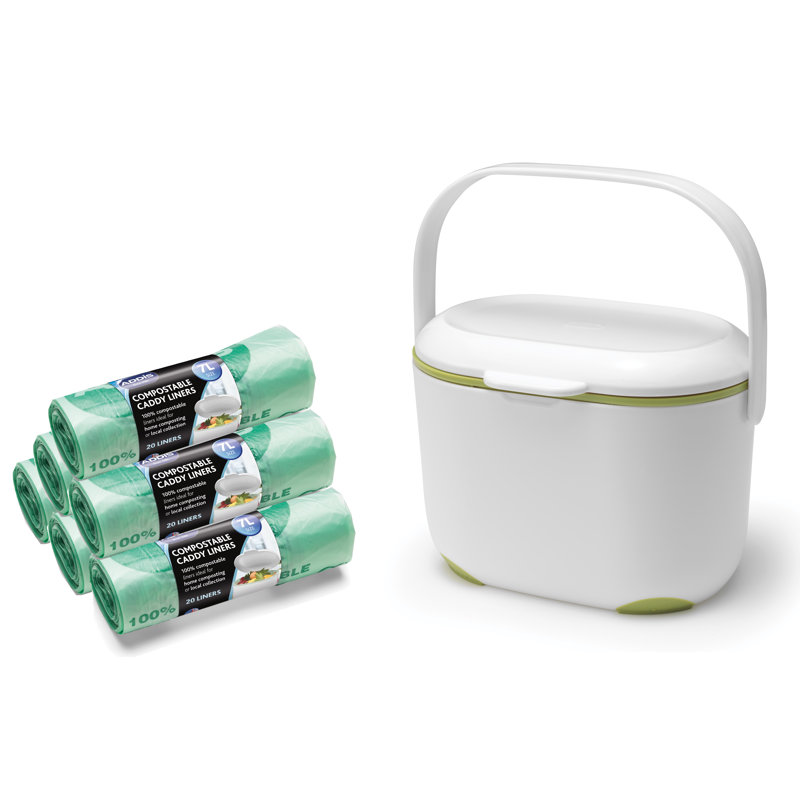 Plastic Odor Resistant Stationary Composter with Latching Lid
