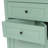 Green Triangle Tall Cabinet With 3 Drawers And Adjustable Shelves For Bathroom, Kitchen Or Living Room