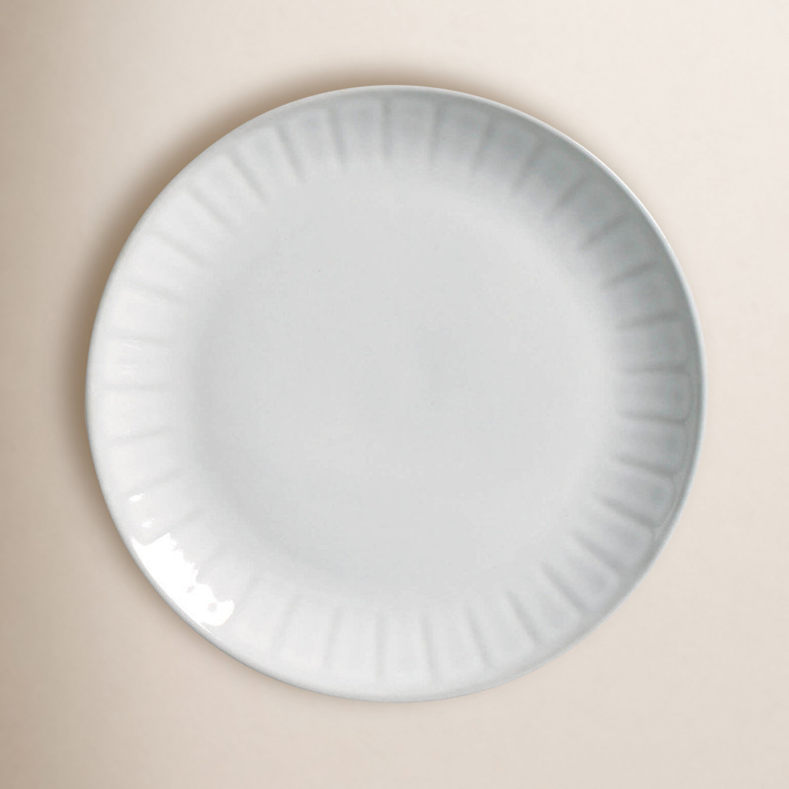 Coup Stoneware Magari Dessert Plate, Pearl