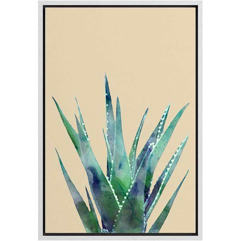 Peinture sur toile, cadre flottant, H 24 po x l 36 po x P 1,5 po, Blanc