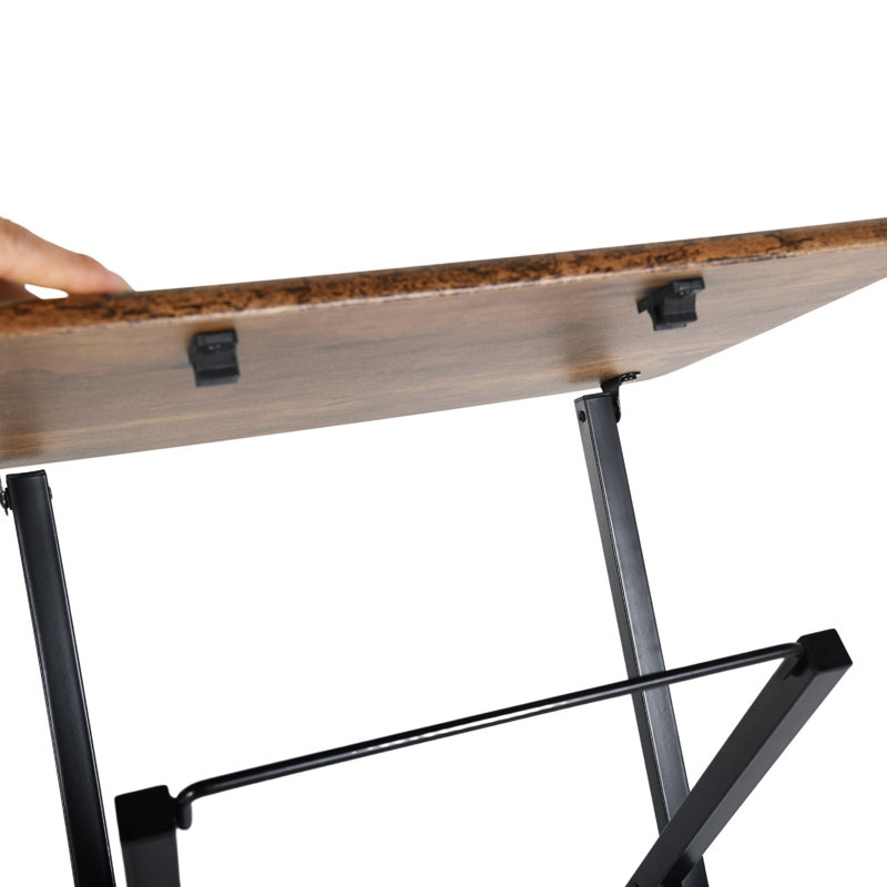Ahreanna Cross Legs Side Table Set