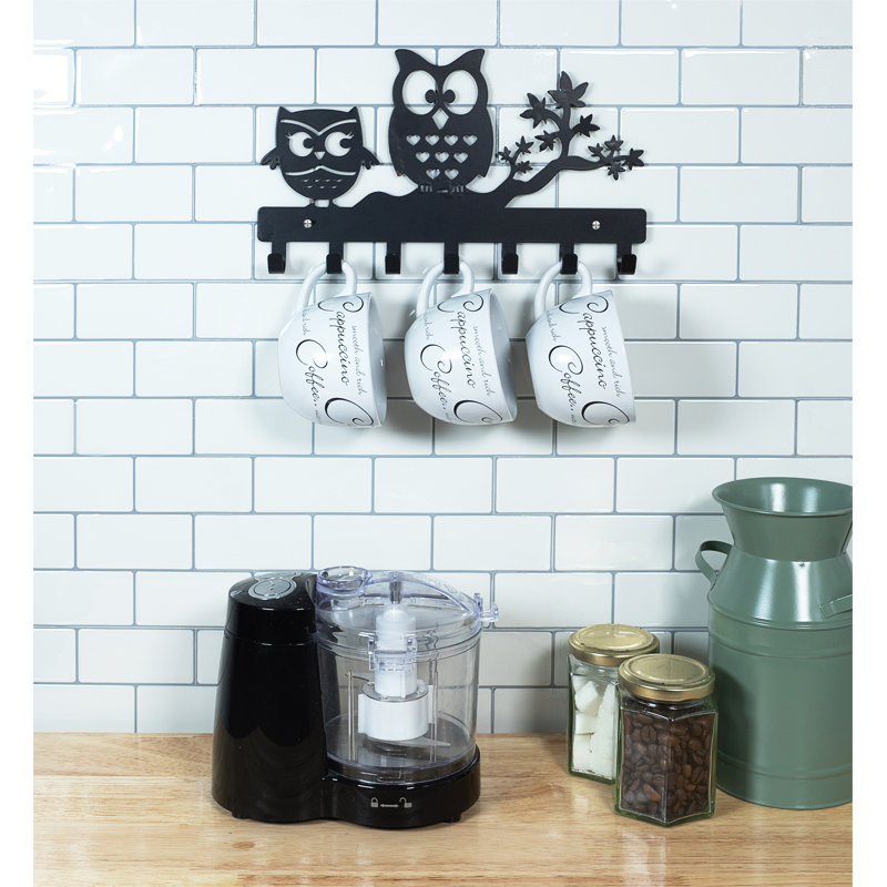 Sterre Owl Desgin Wall Organiser 7 Hooks