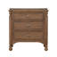 Lit tapissier Camellia et deux tables de chevet-131562505-131562503