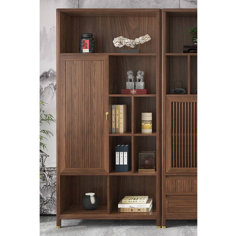 New Chinese Classic Retro Bookcase