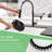 Led Pull Down Kitchen Faucet, Oil-Rubbed Bronze Color, Single Handle, Versatile Use Faucet With And Spray, Lever, Construction Material-860033310