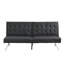 Cadre en bois, pied en acier inoxydable, futon
