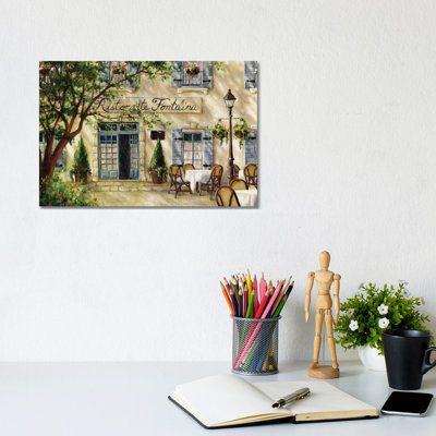 Cafe VII by Malenda Trick - Print on Canvas