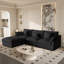 Canapé modulaire rembourré avec repose-pieds-110374989-110374990