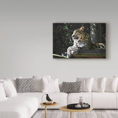 Latitude Run® Close Up Of Angry Leopard Photo Leopard Pictures Wall Decor  Jungle Animal Pictures For Wall Posters Of Wild Animals Jungle Leopard  Print Decor Animal Wall Decor Black Wood Framed Art