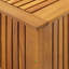 Rosalind Wheeler Corrida 90 cm W 150 L Acacia Solid Wood Deck Box