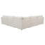 Canapé modulaire rembourré 6 pièces Greeley Ivory