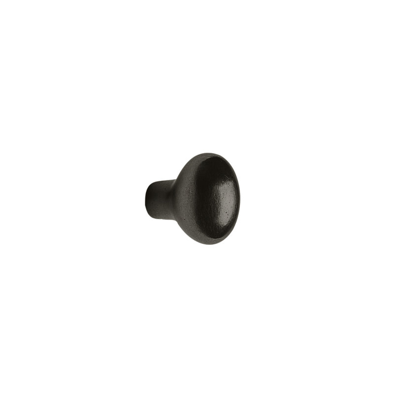Egg Bronze Oval Knob, Silicon Bronze Dark