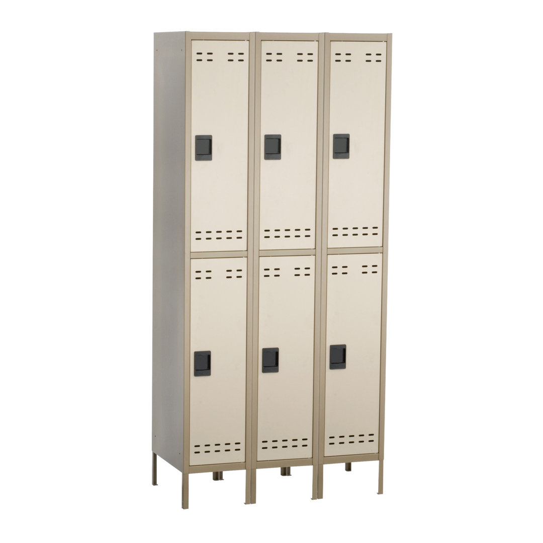 2 Tier 3 Wide Locker Safco Products Company 