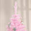 Arbre de Noël artificiel en forme de crayon de 1,80 m, rose, pour la décoration intérieure.-1674912249-1667364783
