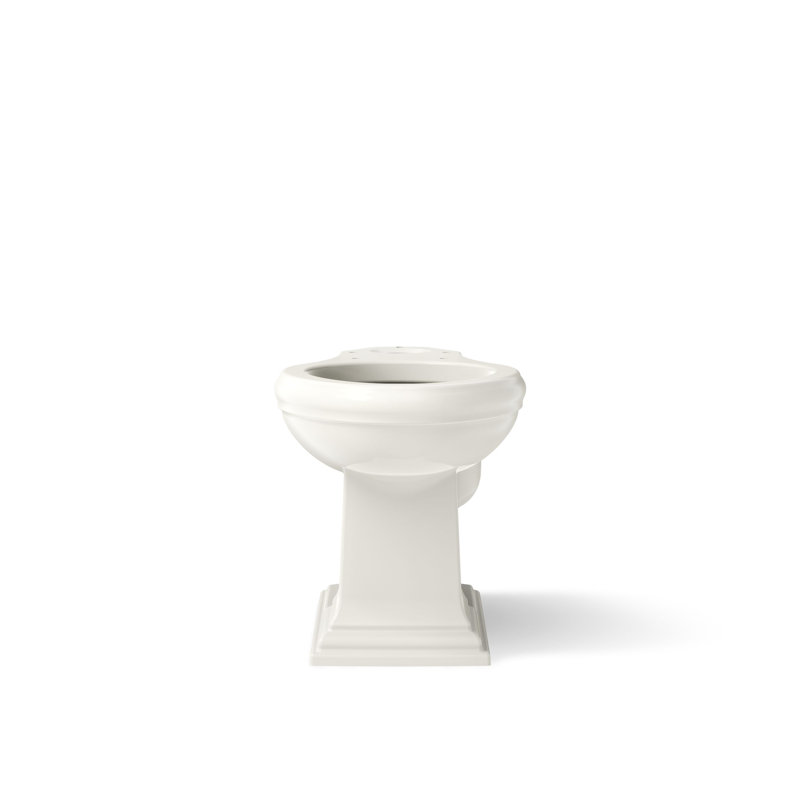 Memoirs 1.28 GPF (Water Efficient) Elongated Toilet Bowl with High Efficiency Flush (Seat Not Included), Biscuit
