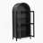 Arched Storage Cabinet With One Lamp, Wooden Storage Cabinet For Kitchen, Living Room, Office-1644168037