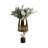 Brayden Studio® Destinee Hurrican Glass With Stone Base, Gold-952009978