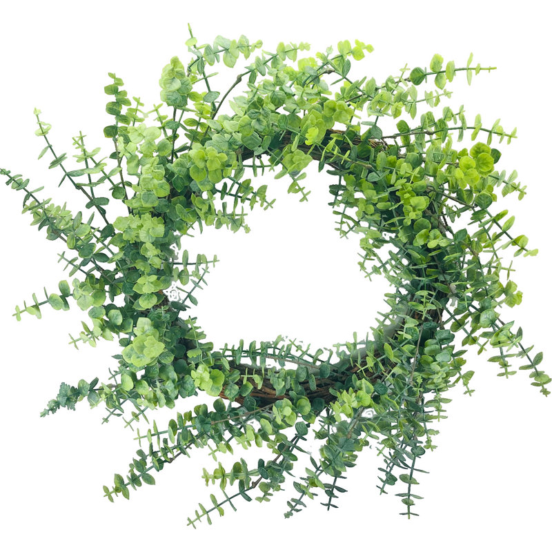 Couronne artificielle en polyester 24 po Arty Eucalyptus