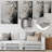 White And Black Tranquility Unleashed IV - Wall Decor Metal-955064962