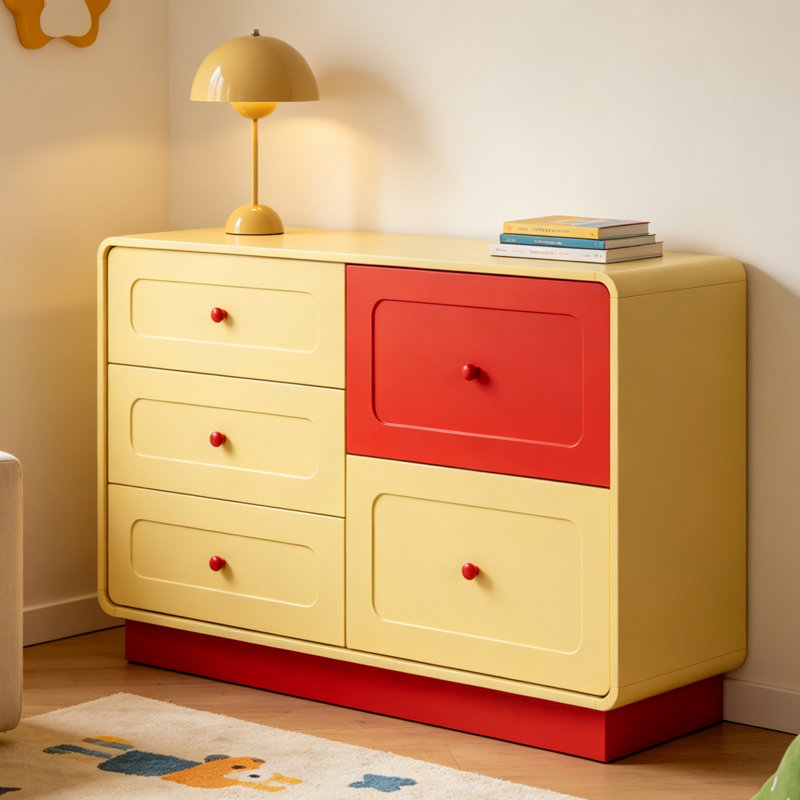 Commode 5 tiroirs l 43,3 po Color Blocking