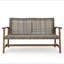 Causeuse en bois et osier Hampton-1019554961