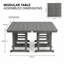 Table de salle à manger pliante carrée pour patio-1450389328
