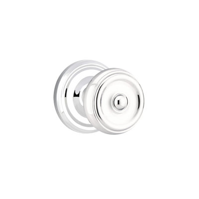 Bouton de porte à clé avec rosette régulier Waverly