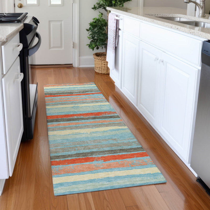 Tapis de qualité supérieure lavable à la machine Colmenero AMF1019, Tapis de couloir 2 pi 3 po x 7 pi 6 po